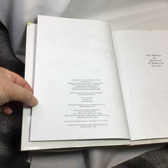 Dr. Seuss "You're Only Old Once A Book for Obsolete Children" HC DJ 1986 - Picture 6 of 10